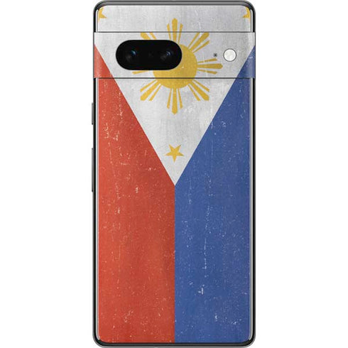 Philippines Flag Distressed Google Pixel 7 Skin